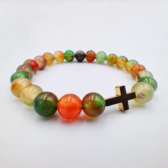 Náramok z dúhového achátu - Gracefolk