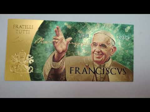 Pamätná karta pápež František