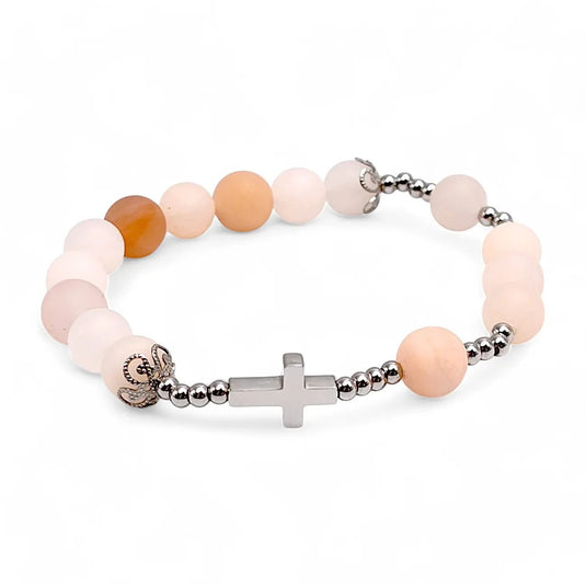 Set ružencový náramok s náušnicami z aventurína - Gracefolk