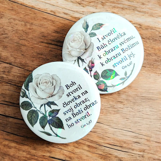 Vreckové zrkadielko „Stvorená na Jeho obraz“ - Gracefolk
