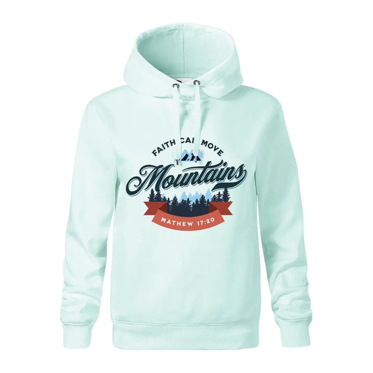 Kresťanská mikina s kapucňou Hory - Gracefolk